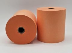 80 x 80 x 12.7 Core Thermal Rolls (Orange) Boxed 20s