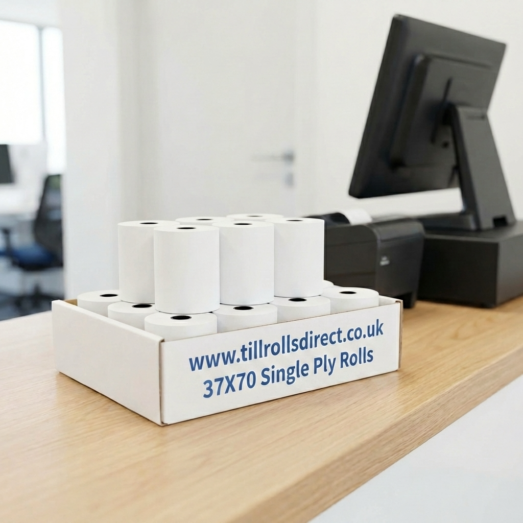 Till Rolls - Unbeatable value with a price Guarantee 37x70 Till Rolls