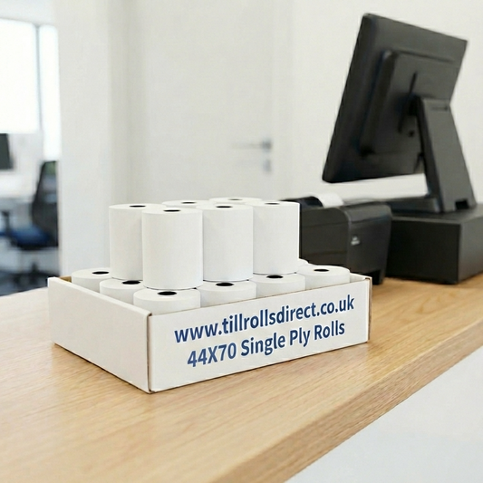 Till Rolls| Unbeatable value |Can't be beaten with our price guarantee 44x70 Till Rolls