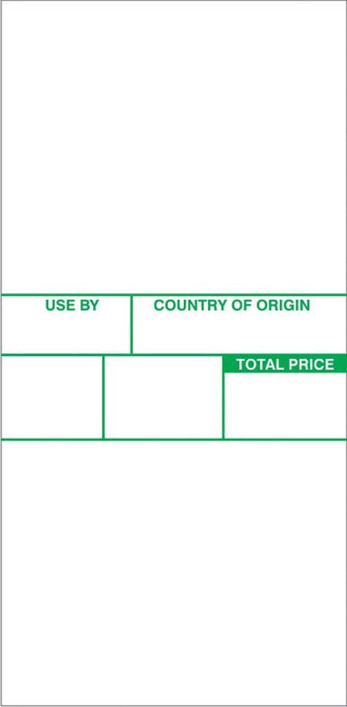 49 x 100mm Scale Labels produced in uncoated thermal with permanent Adhesive. Boxed in  10s