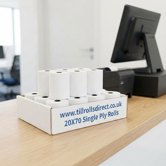 Till Rolls - Unbeatable value with a price Guarantee 27x70 Till Rolls